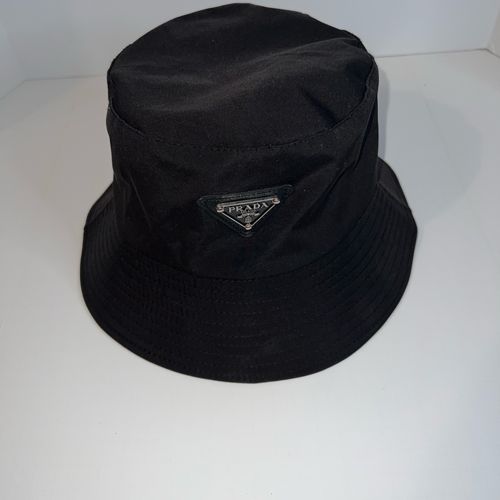 Prada Black Bucket Hat - Picture 2 of 4
